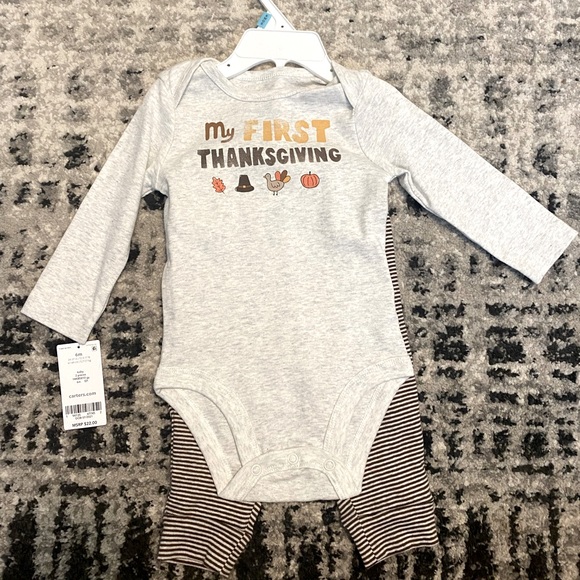 Other - NWT First Thanksgiving set. 6 months.